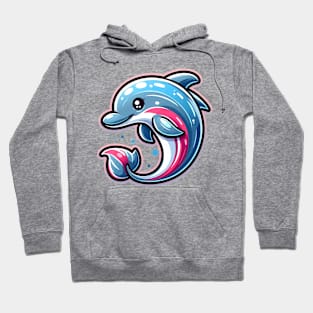 Delightful Dolphin Hoodie